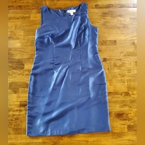 Danillo Shift Dress Blue Shimmer - Size 8